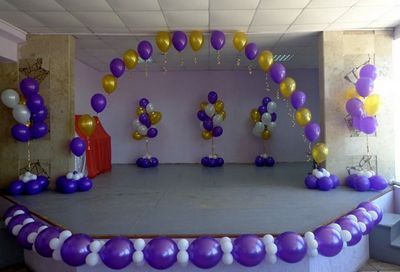 Украшения из шаров